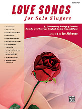 Love Songs for Solo Singers Vocal Solo & Collections sheet music cover Thumbnail
